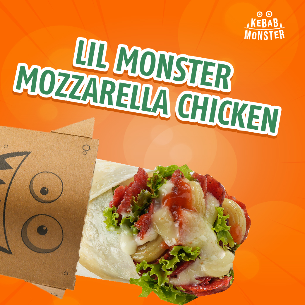 Kebab Lil Monster Mozzarella Crispy Chicken